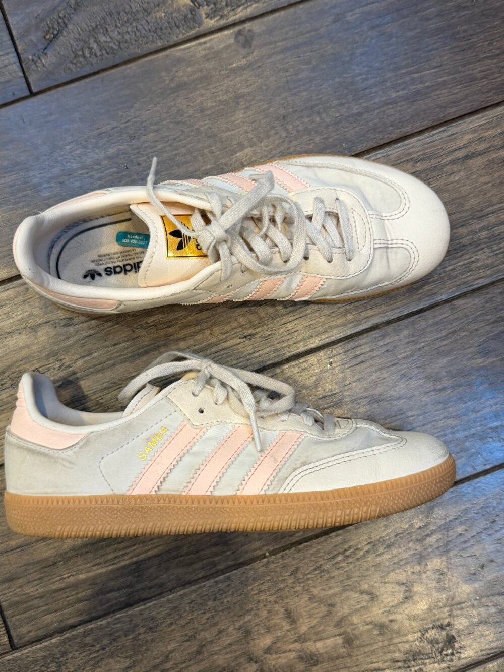 Adidas Samba OG kids size 3 - Picture 2 of 7